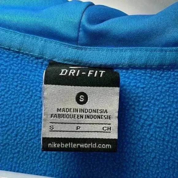 Nike dri-fit fleece lined quarter zip pocketed hoodie size Small - Picture 5 of 9